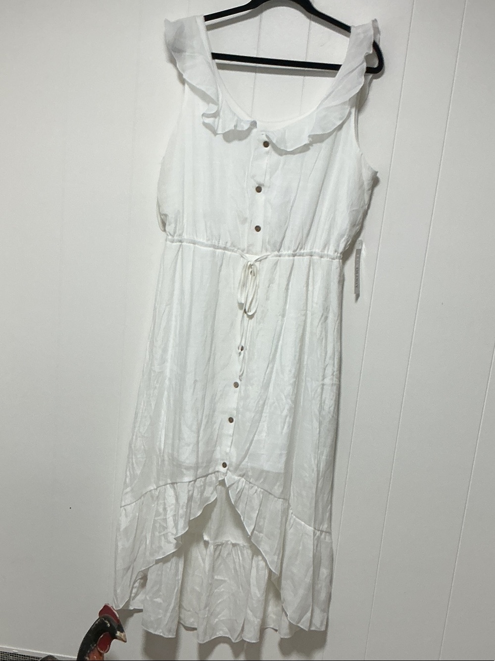 Luxology, white cotton dress